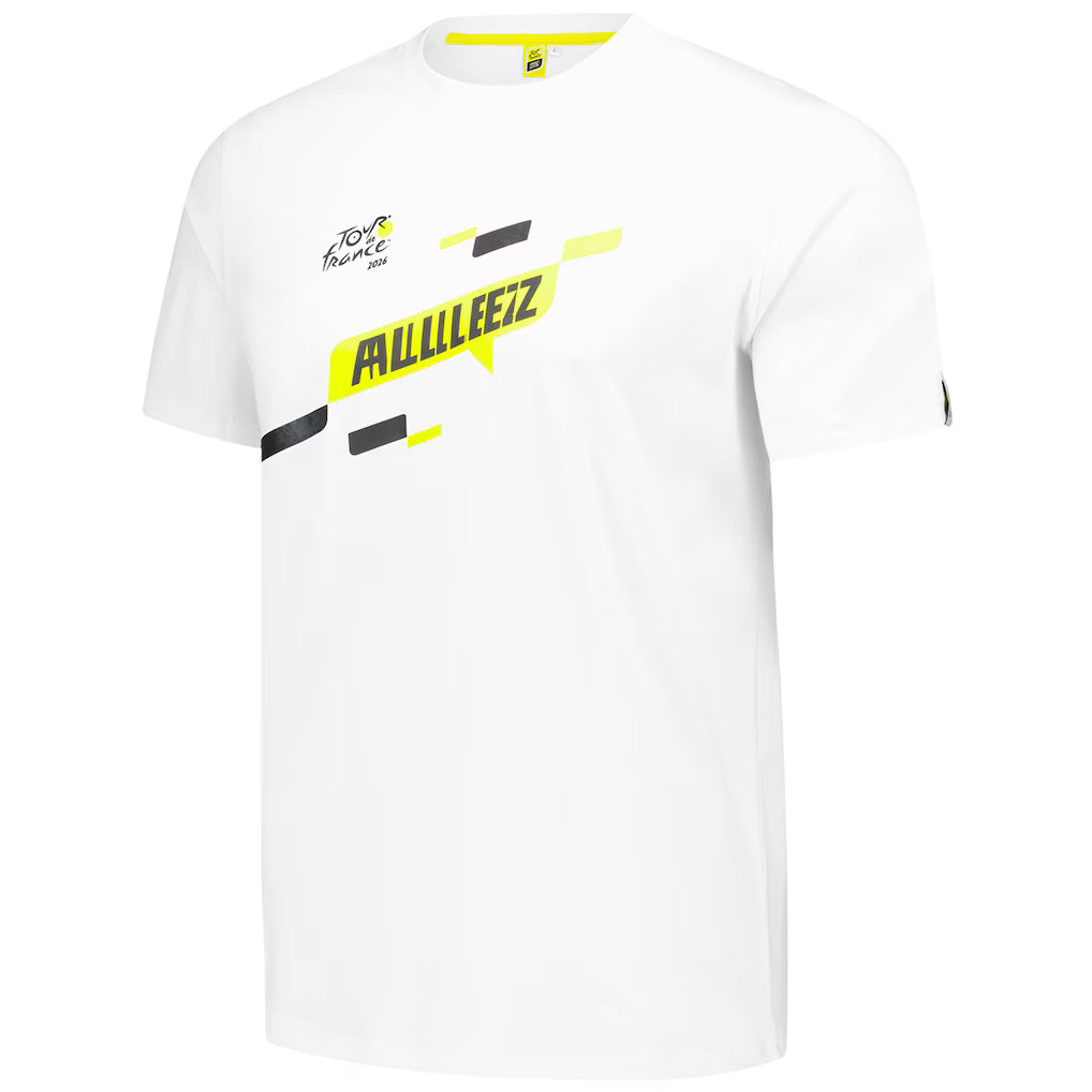 T-Shirt Tour de France Parcours 2026 - Bianco Tour de France