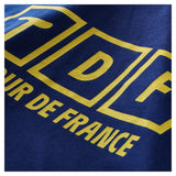 T-Shirt Tour de France Slogan - Blu Tour de France