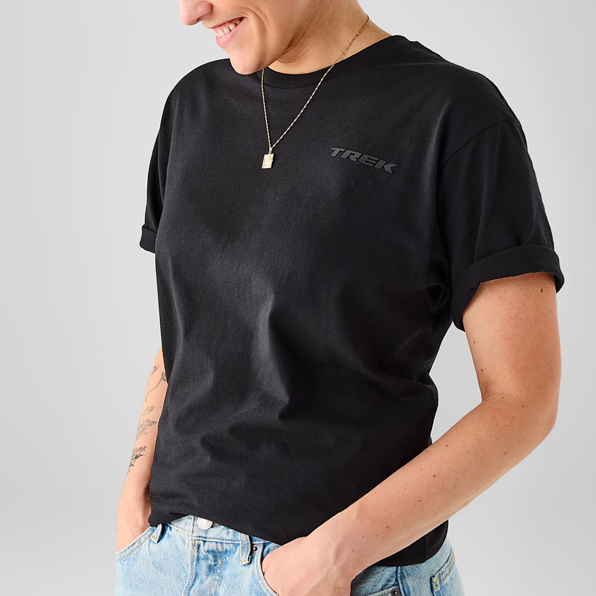 Camiseta Trek Monochromatic - Negro