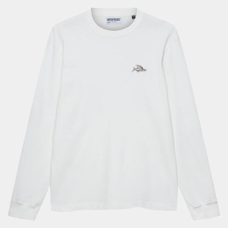 Cafe du Cycliste Marylou langarm-T-Shirt - Weiss
