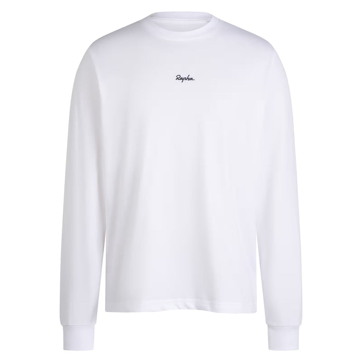 T-Shirt maniche lunghe Rapha Cotton - Bianco nero Rapha