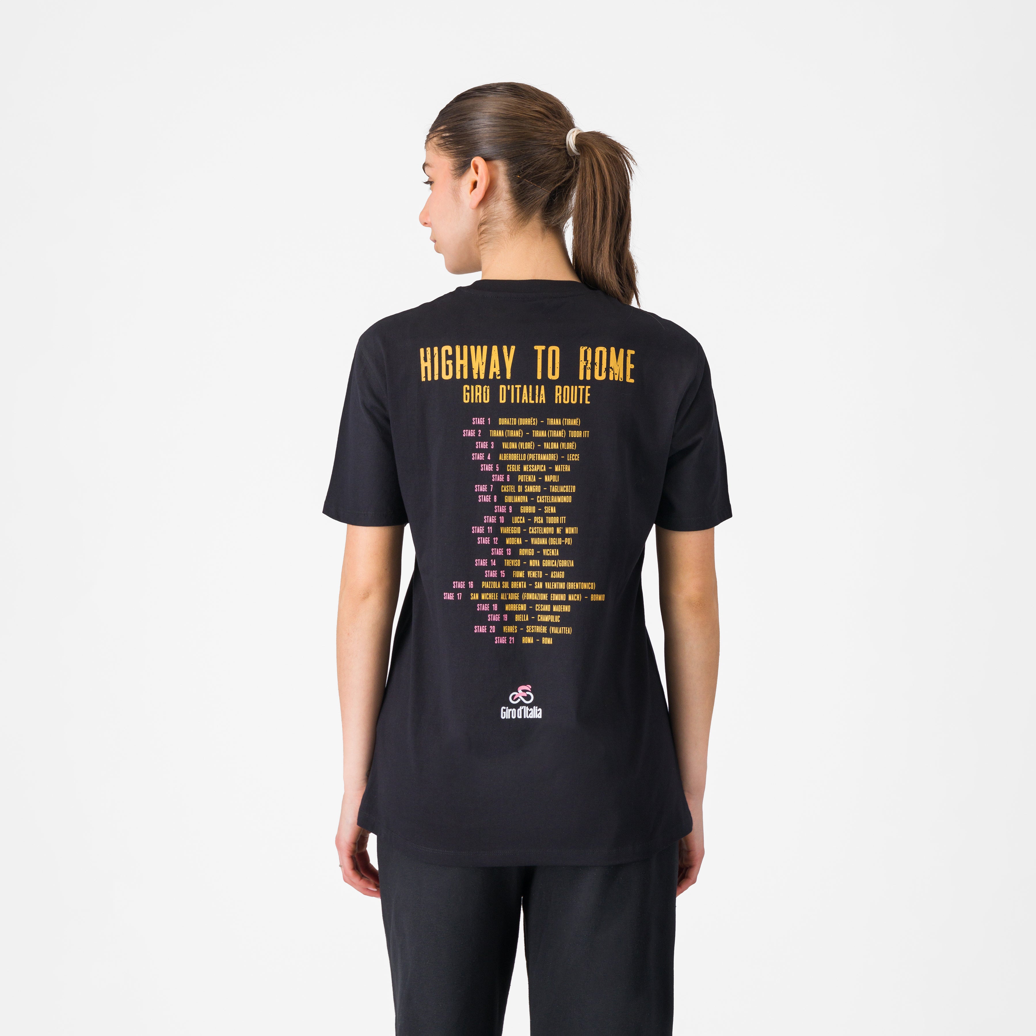 T-shirt Giro d'Italia - Highway To Rome Castelli