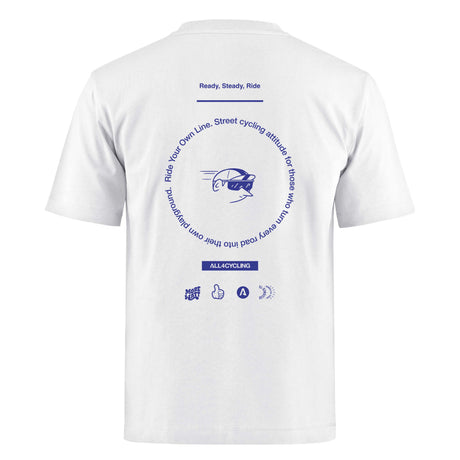 T-shirt More Watt - Bianco All4cycling