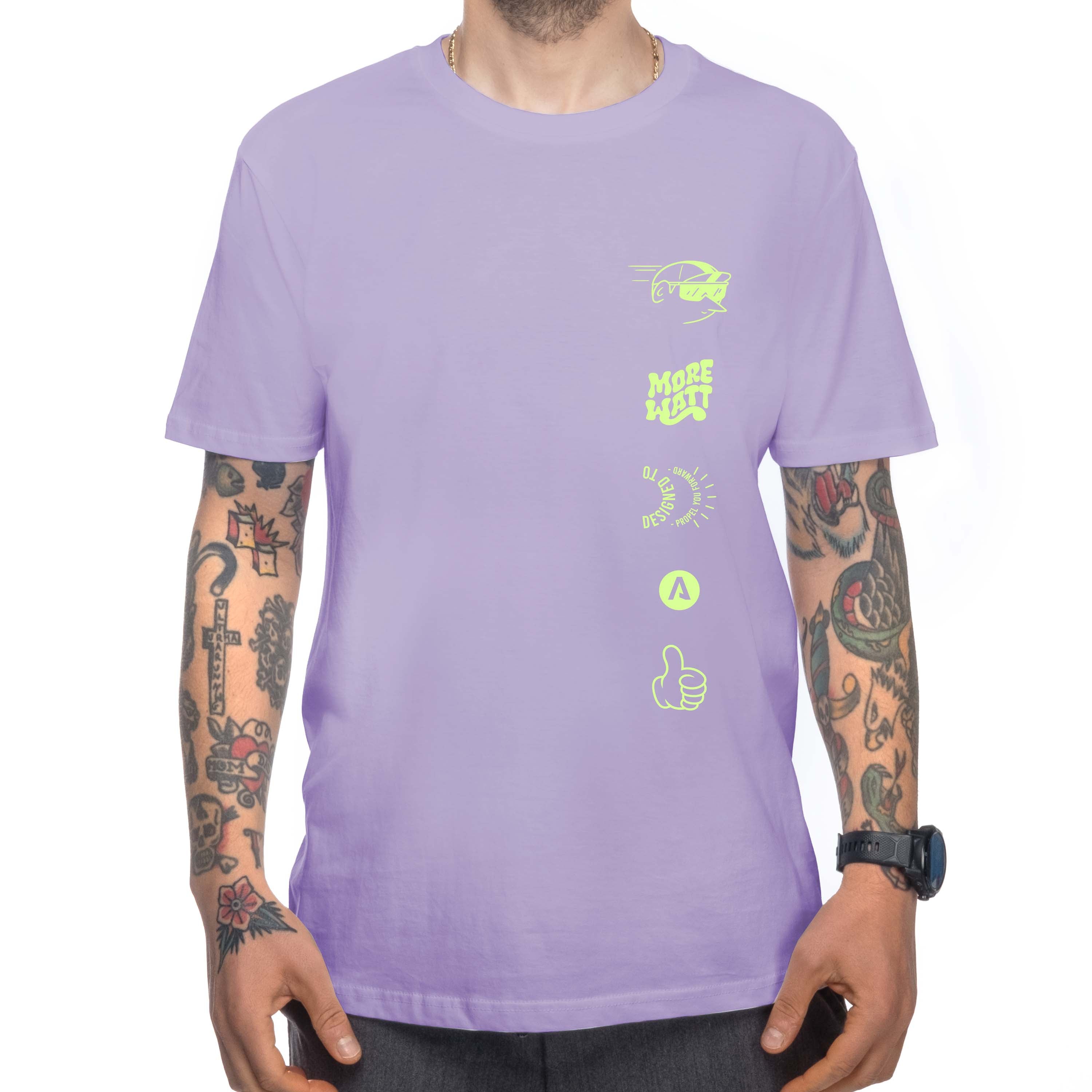 T-Shirt More Watt - Lila
