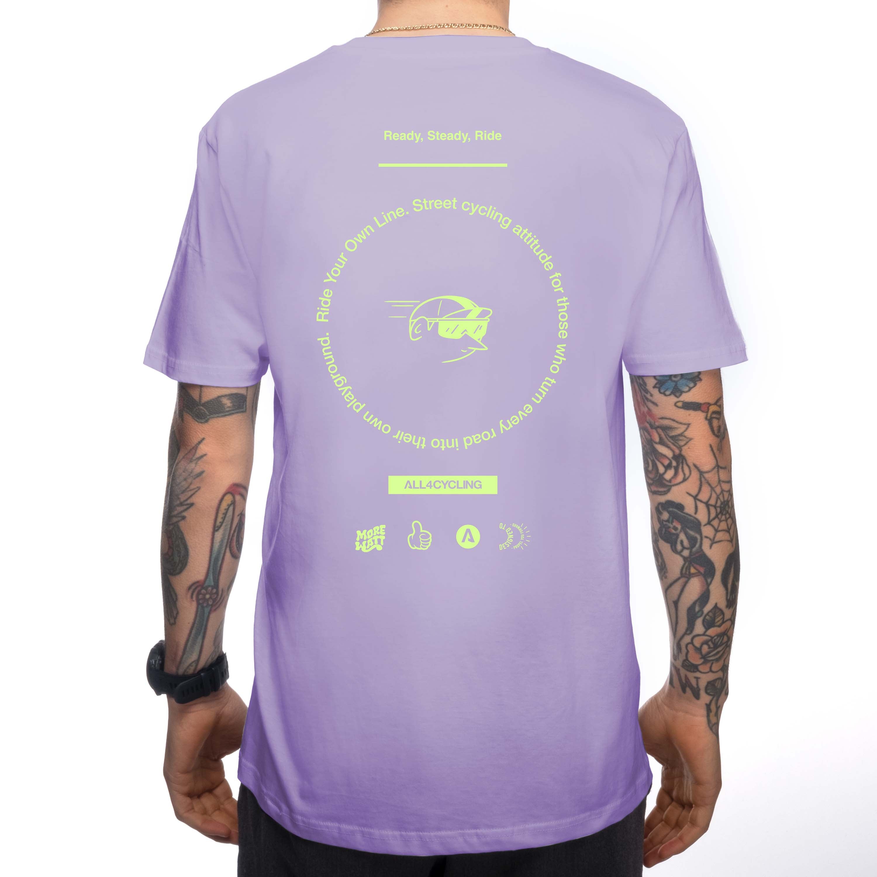 T-Shirt More Watt - Lila