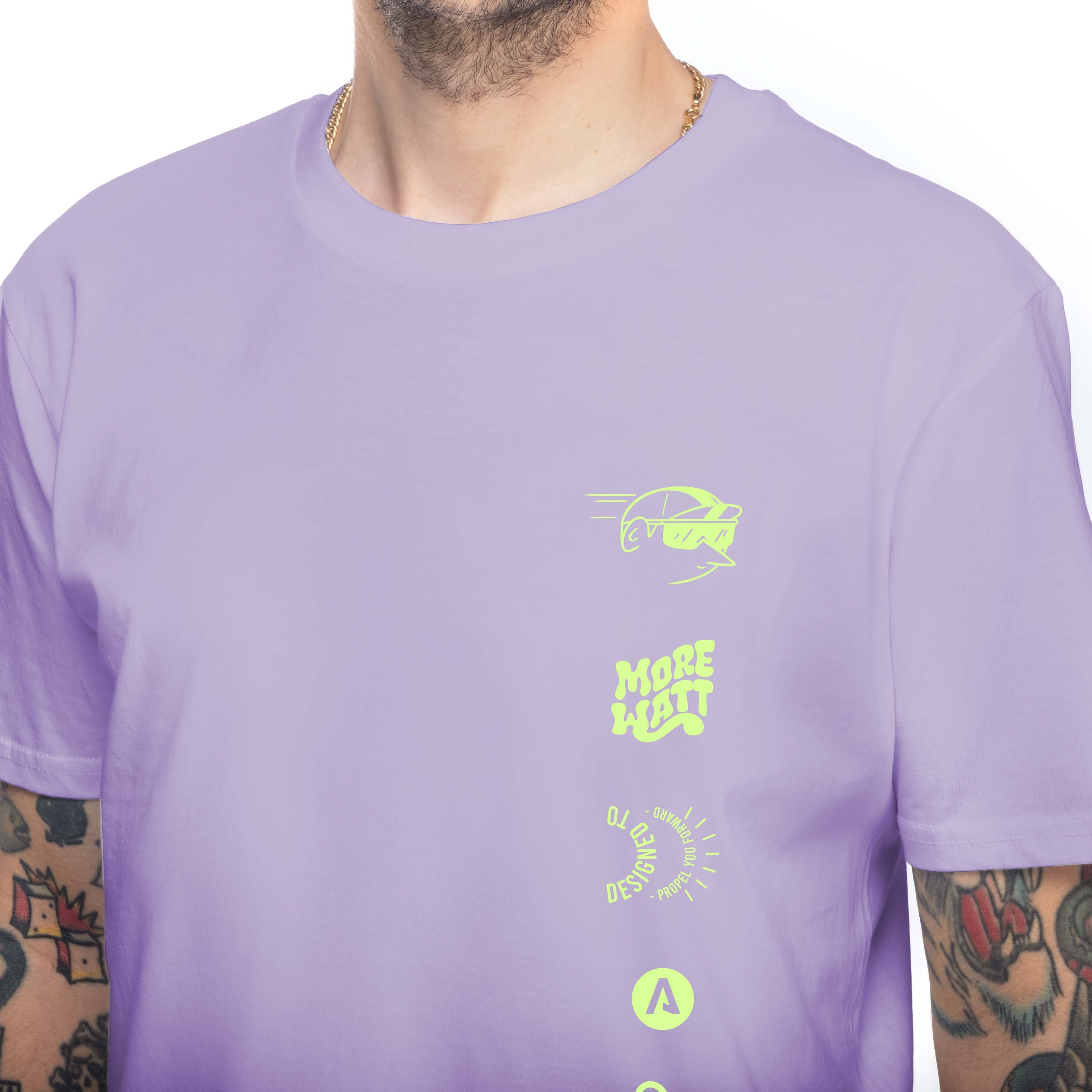 T-Shirt More Watt - Lila