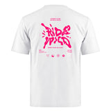 T-shirt Ride Wild - Bianco All4cycling