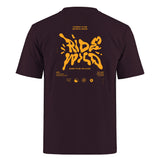 T-shirt Ride Wild - Viola All4cycling