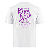 T-shirt Ride or Die - Blanc