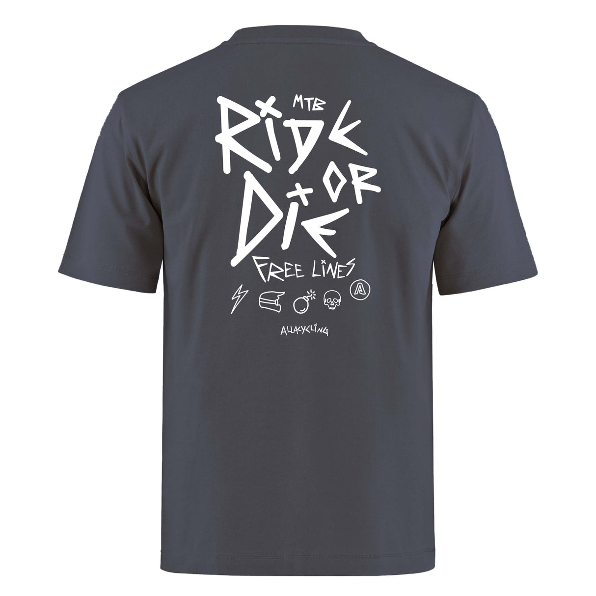 Camiseta Ride or Die - Negro