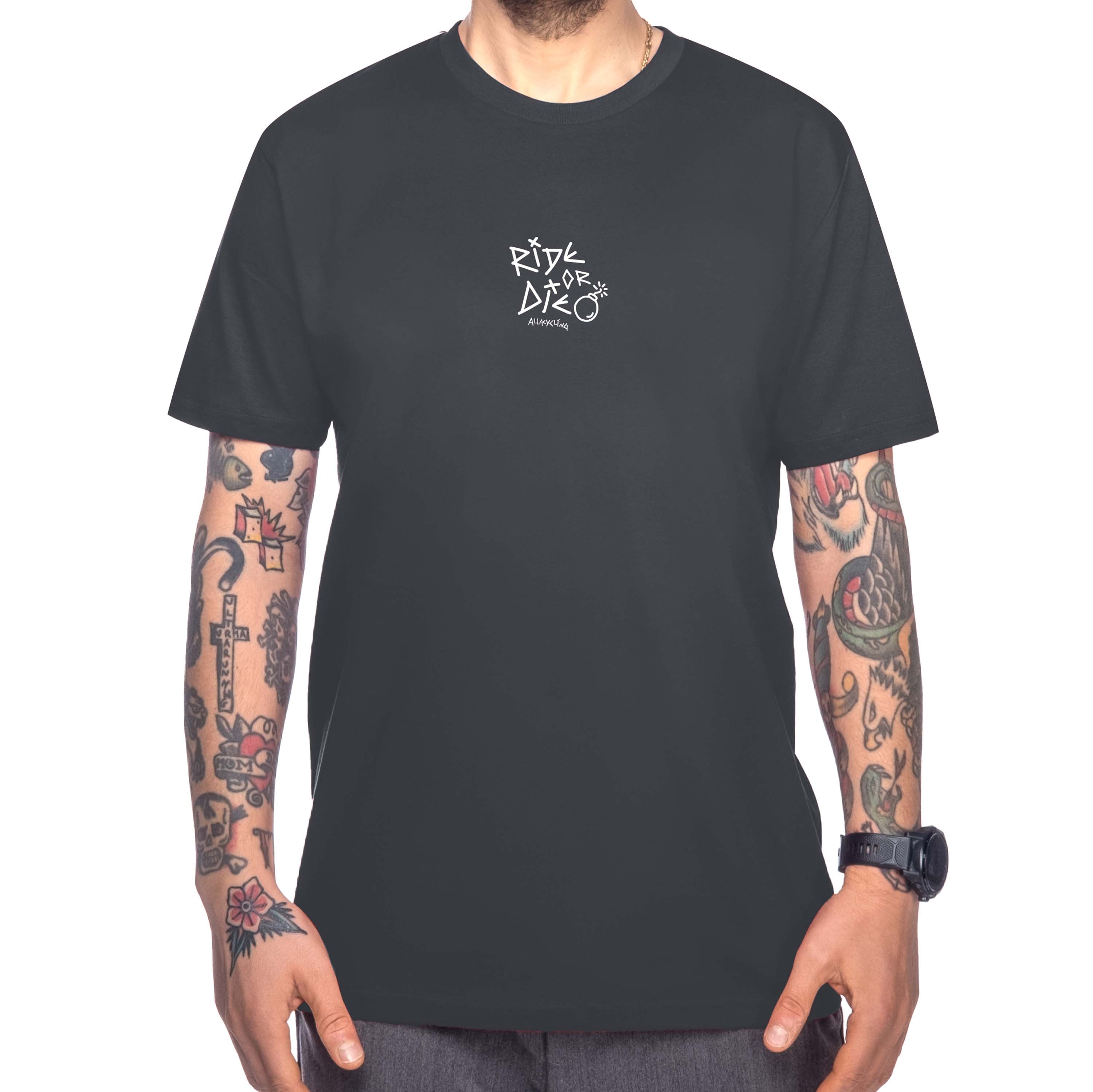 T-Shirt Ride or Die - Schwarz