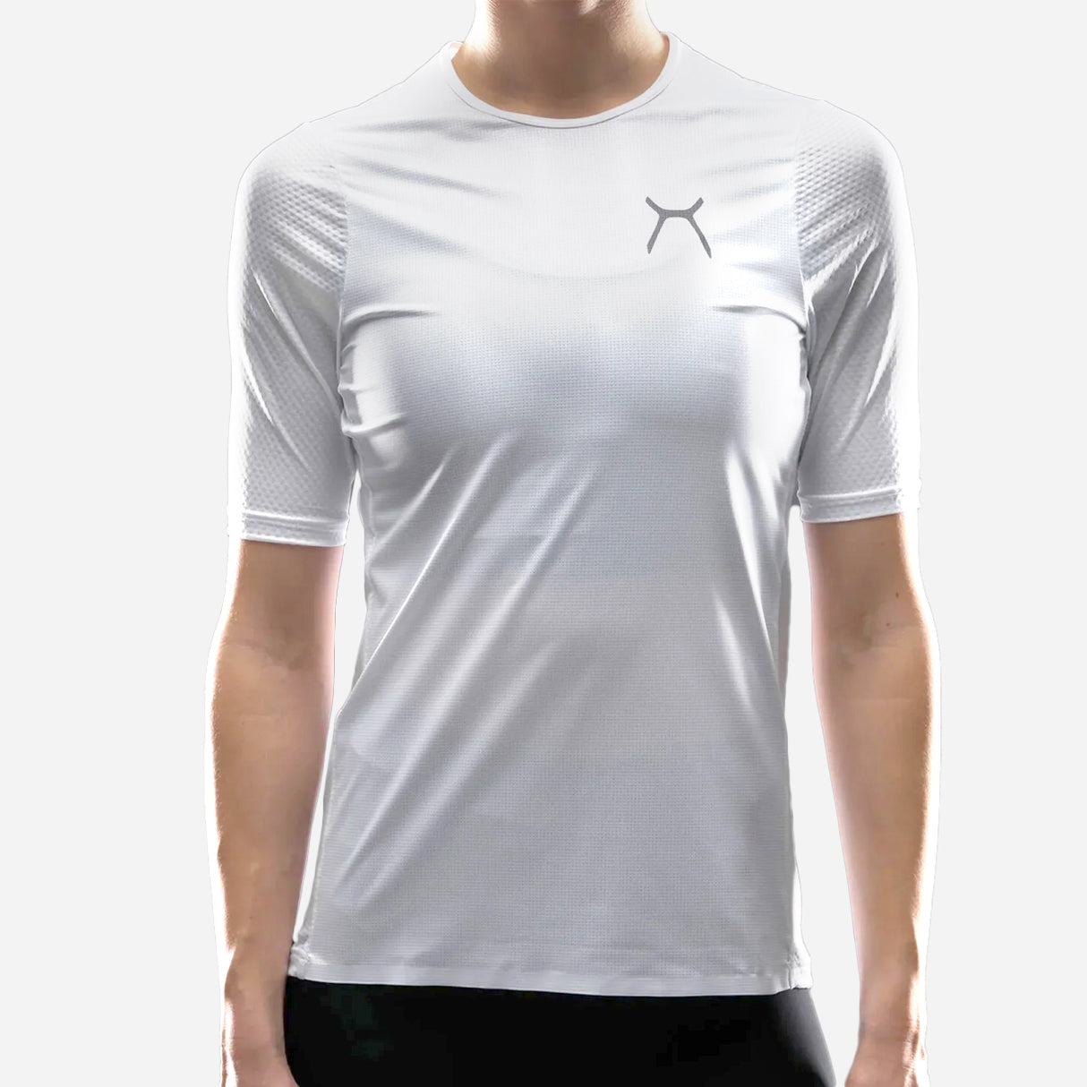 Camiseta de running Mujer Hardskin Formulae - Blanco