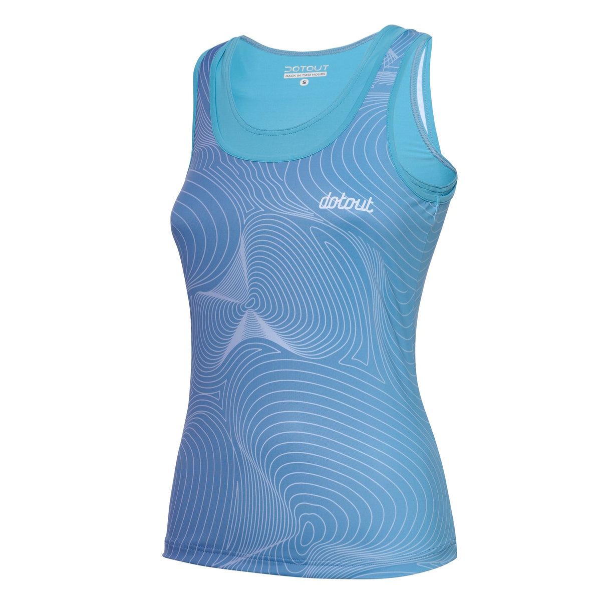 Top Dotout Mujer Wave - Azul claro Dotout