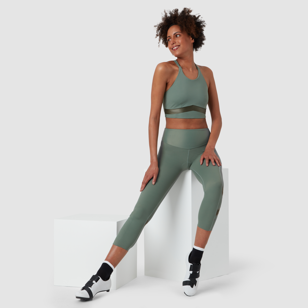 Top donna La Passione Flow - Verde militare La Passione