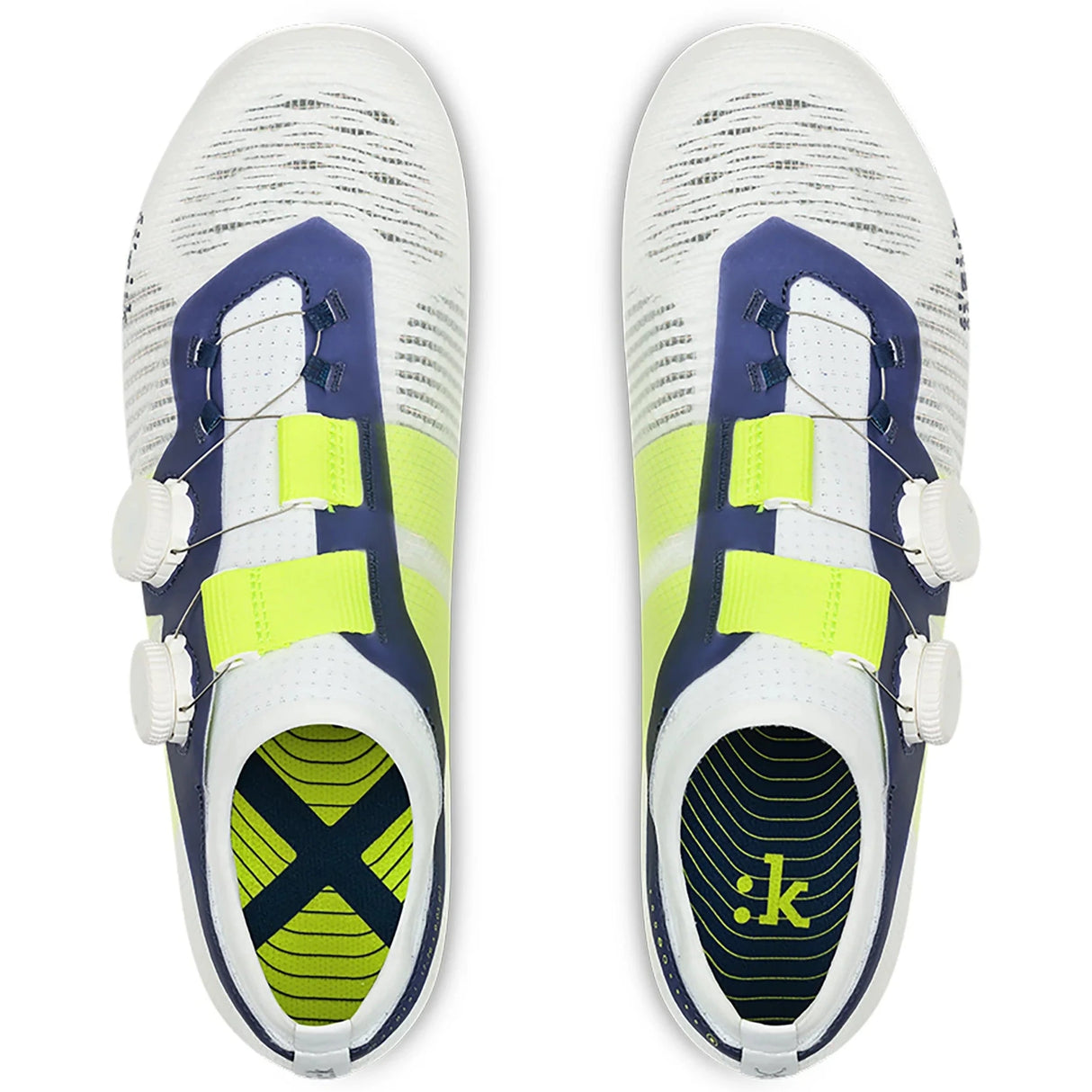 Scarpe Fizik Vega Carbon - Bianco giallo