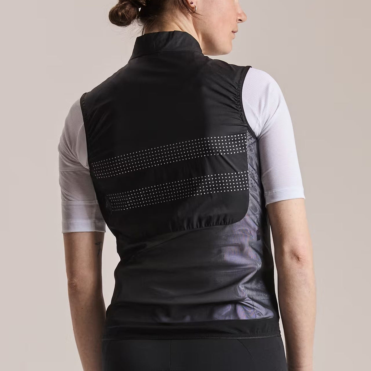Gilet donna Rapha Brevet Wind 3 - Nero