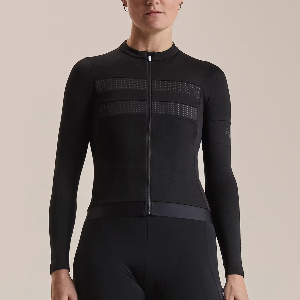 Maglia donna maniche lunghe Rapha Brevet Merino 3 - Nero
