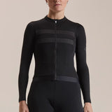Maglia donna maniche lunghe Rapha Brevet Merino 3 - Nero