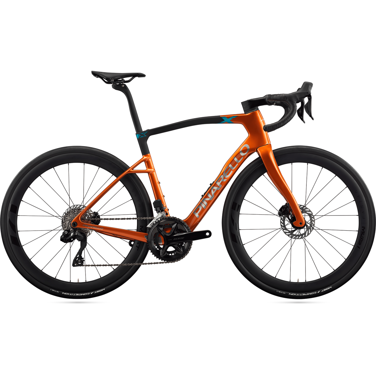 Pinarello X5 105 Di2 Most Ultrafast 45 DB - Arancione