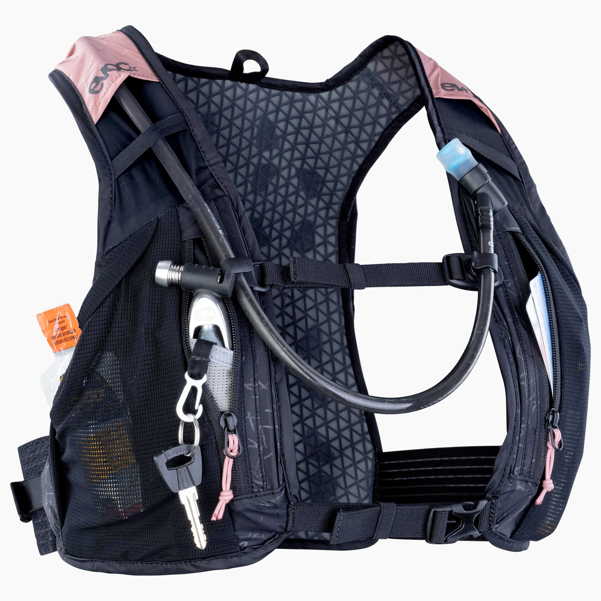 Mochila Evoc Hydro Pro 6 + Bolsa de Hidratación 1.5 - Rosa negro