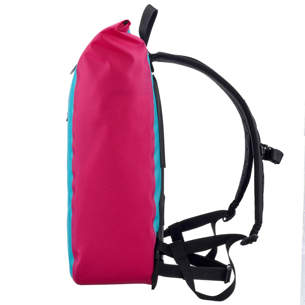 Ortlieb Velocity Lite Cyber 23L Rucksack - Blau Rosa