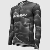 Maillot de manga larga Pissei Sanremo - Negro gris