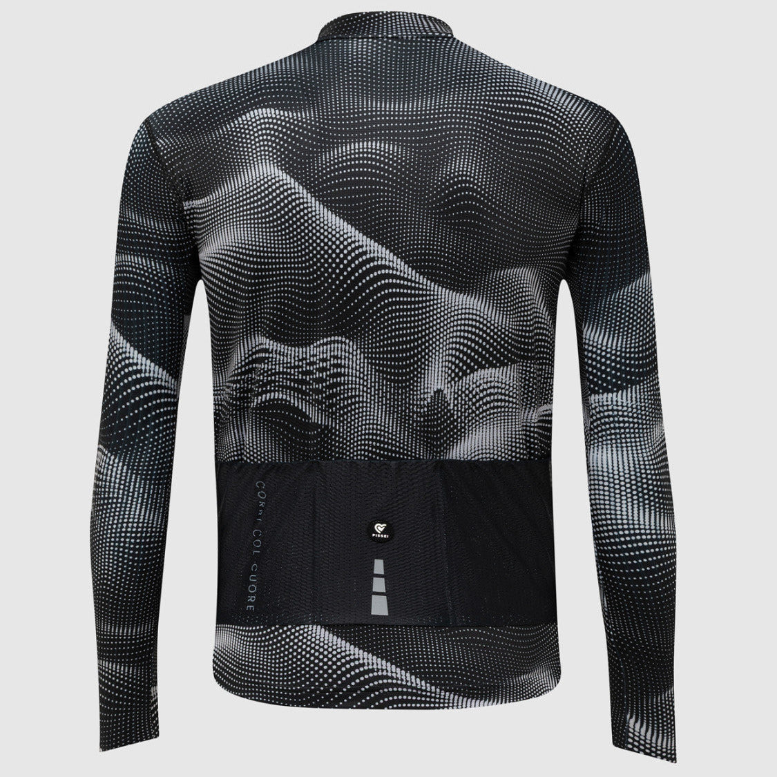 Maillot de manga larga Pissei Sanremo - Negro gris