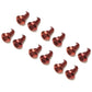 Ashima Aro-08 brake disc steel screw kit - Red