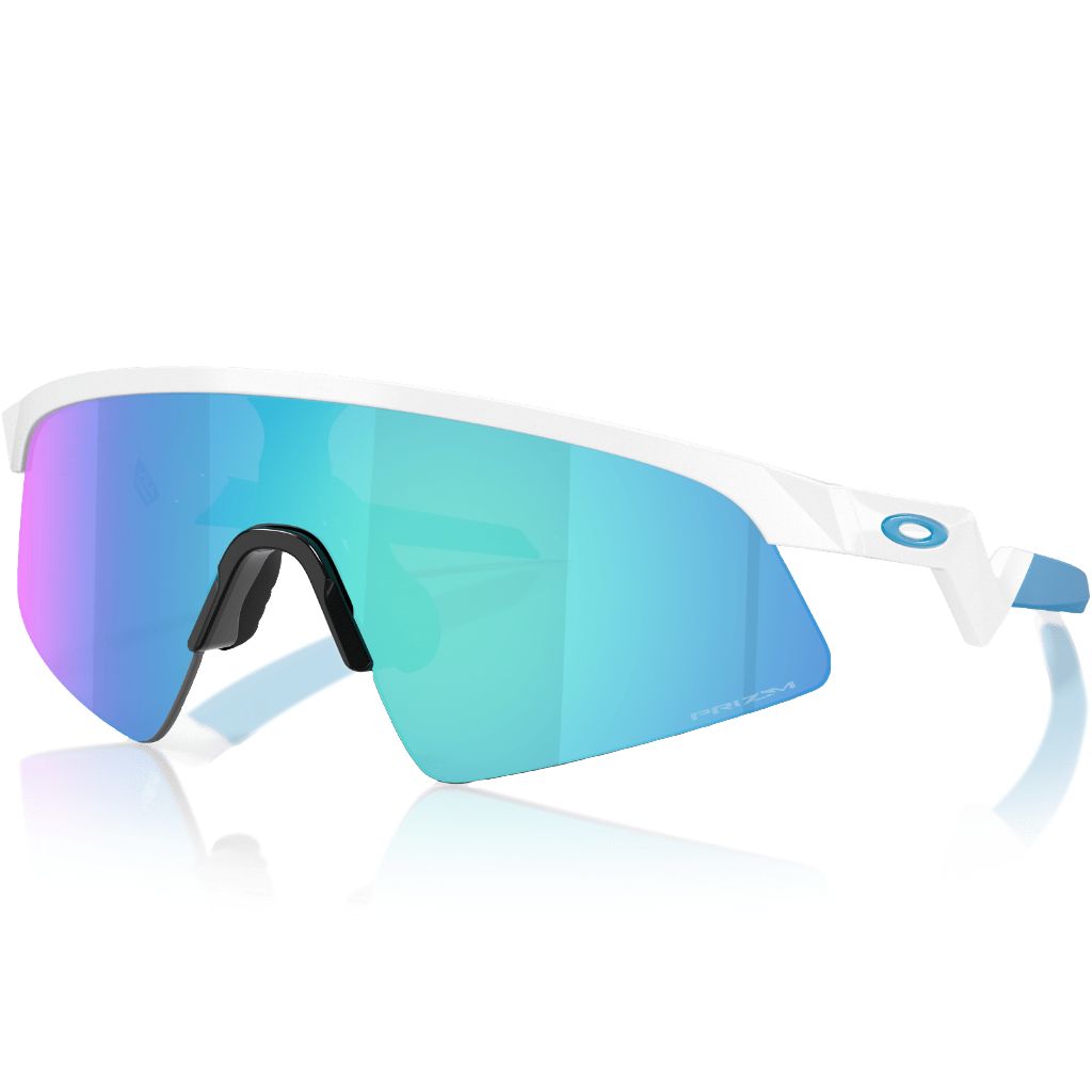 Occhiali bambino Oakley Resistor Sweep - Polished White Prizm Sapphire - D