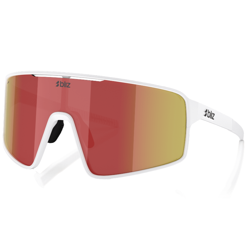 Occhiali Bliz P001 - Matt White Brown W Red Mirror - Q