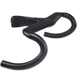Manubrio Black Inc Carbon 400mm Piega Aero - Nero - Q