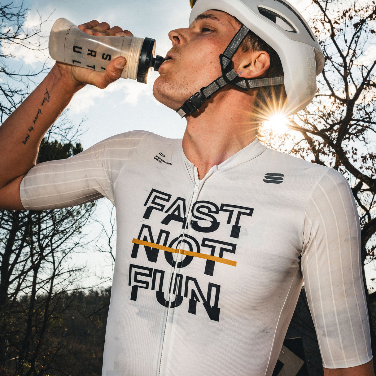 Combinaison Sportful Fast Not Fun - Blanc