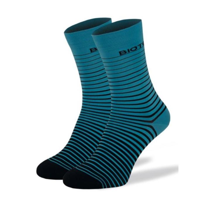 Calze Biotex Millerighe - Azzurro - G
