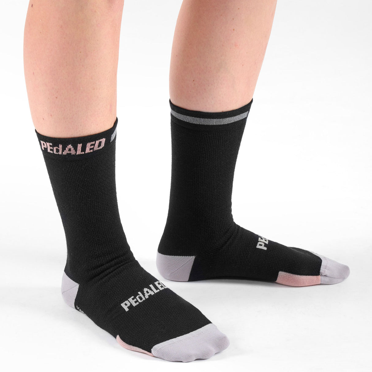 Calze Pedaled Odyssey Merino - Nero - F