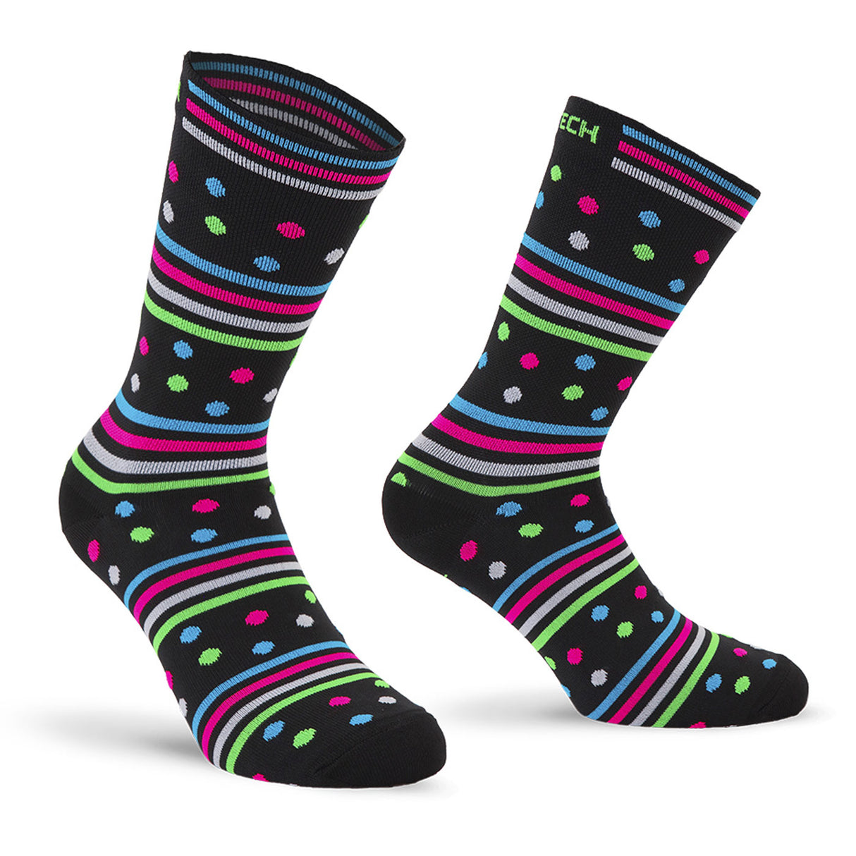 Calze Xtech Sport XT189 - Nero multicolore - N