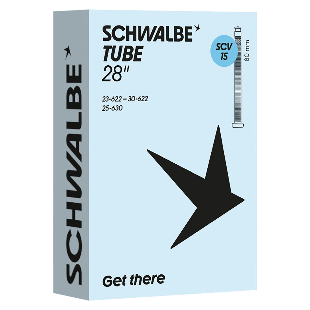 Cámara de aire Schwalbe SCV15L 28x23-30 - 80mm