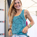 Maglia intima donna senza maniche Biotex Sprint - Azzurro - A