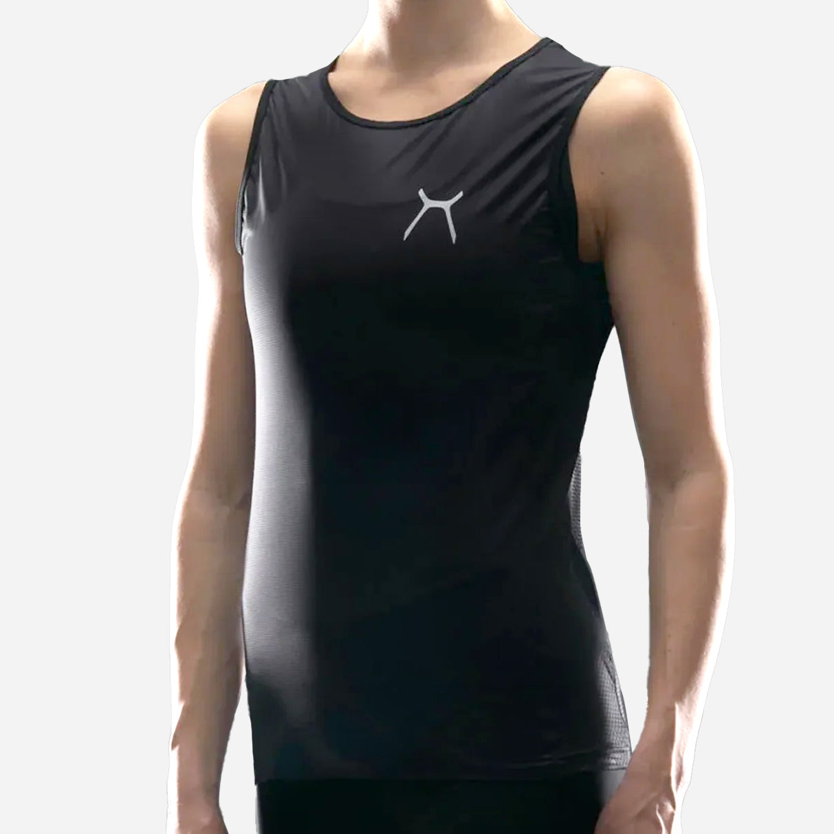 Camiseta sin mangas running Mujer Hardskin Formulae - Negro