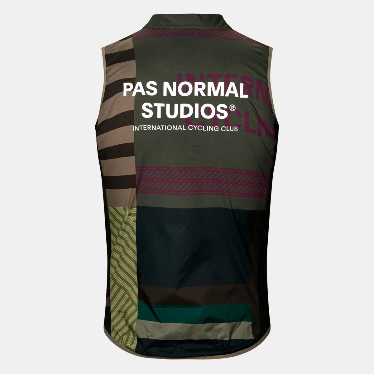 Gilet Pas Normal Studios Mechanism Stow Away AOP International - Vert