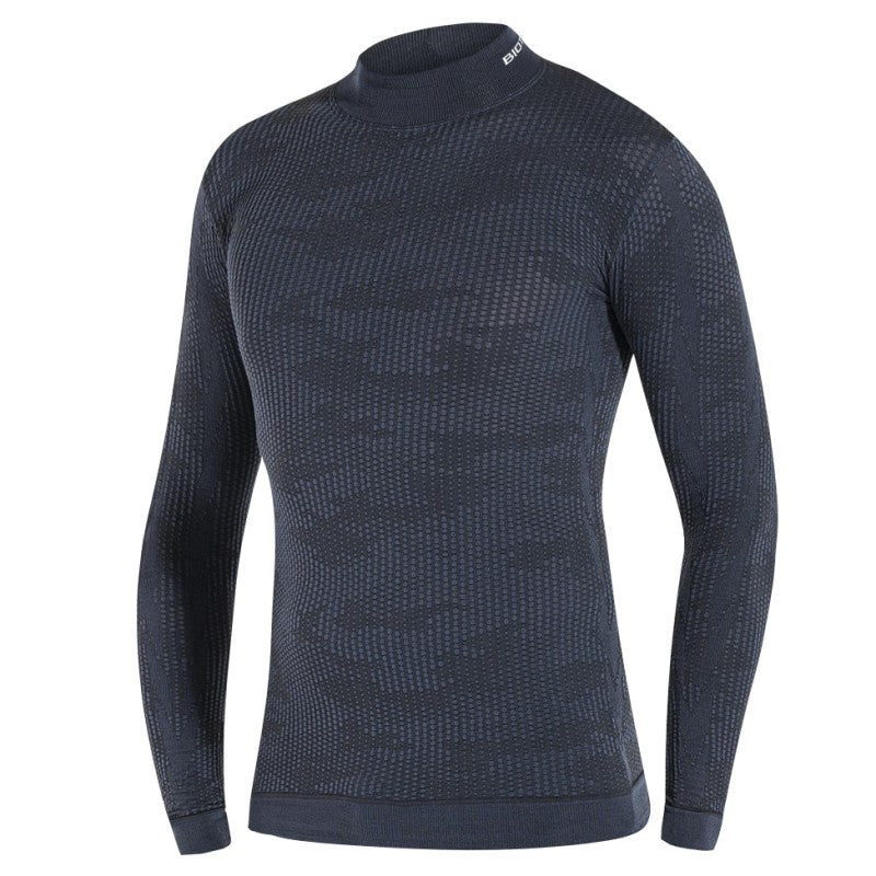 Maglia intima maniche lunghe Biotex Lupetto 3D Camo - Blu - H