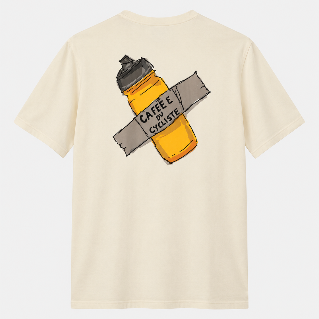 T-Shirt Cafe du Cycliste Chiara Fette - Beige