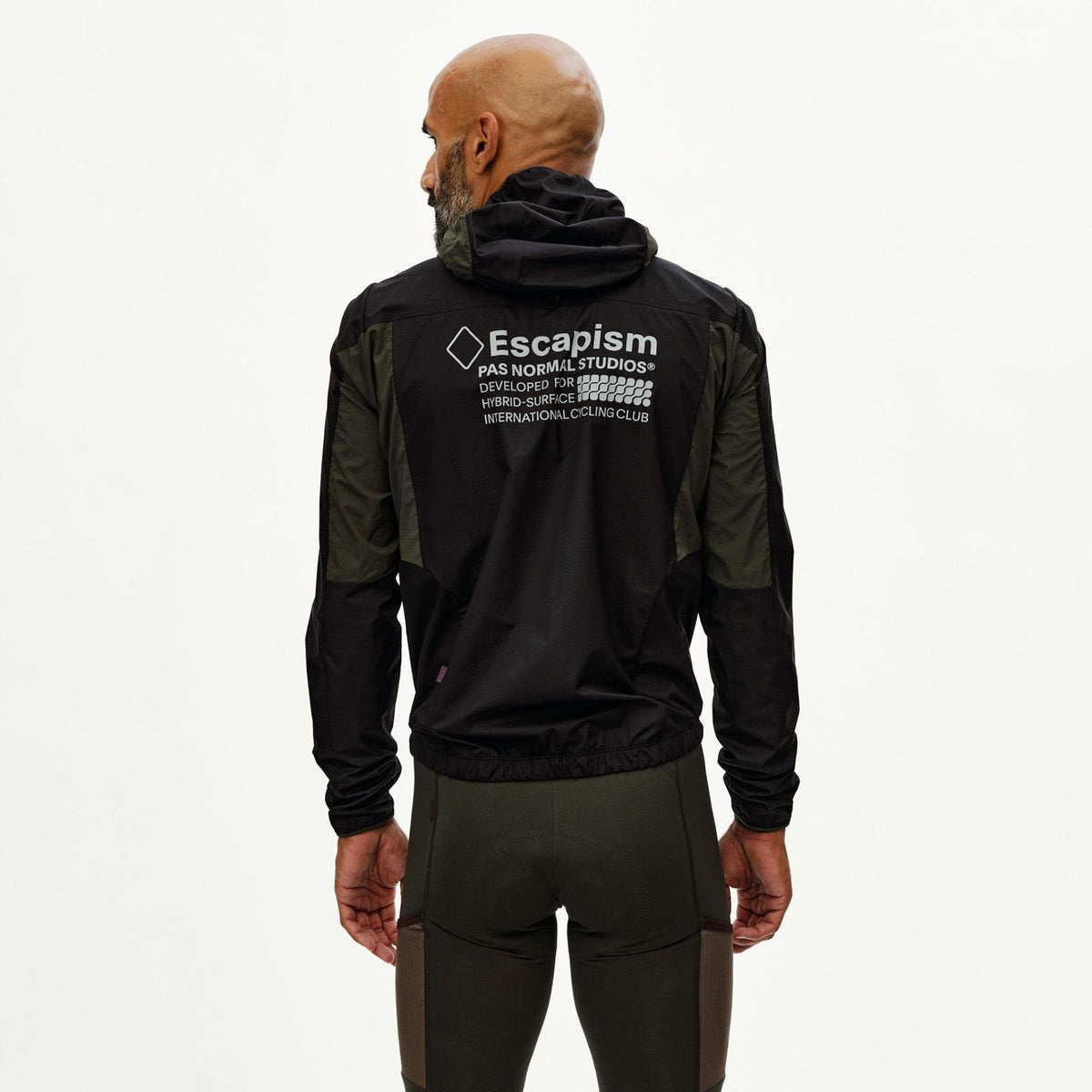 Pas Normal Studios Escapism Hooded Lightweight Jacke - Schwarz
