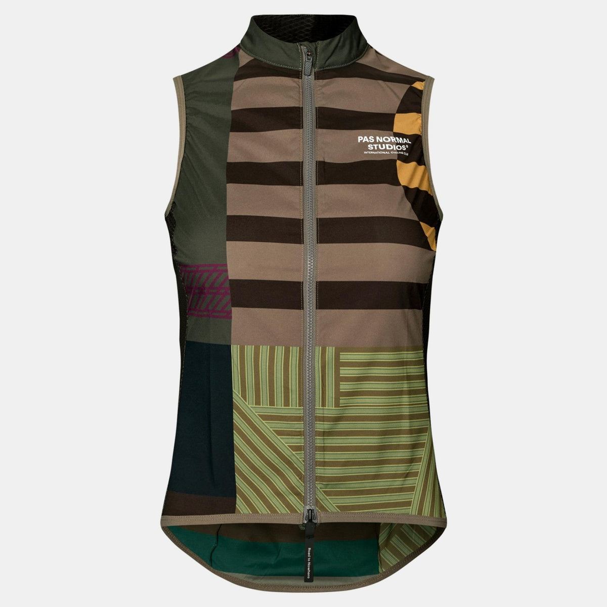 Women's Pas Normal Studios Mechanism Stow Away AOP International Gilet - Green