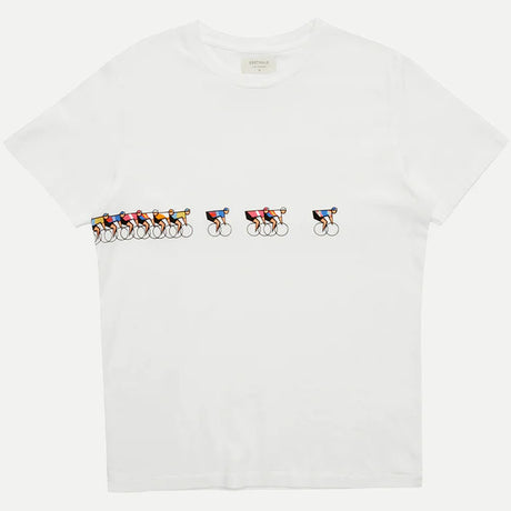 T-Shirt Erstwhile Tete de la Course 90S - Bianco - E