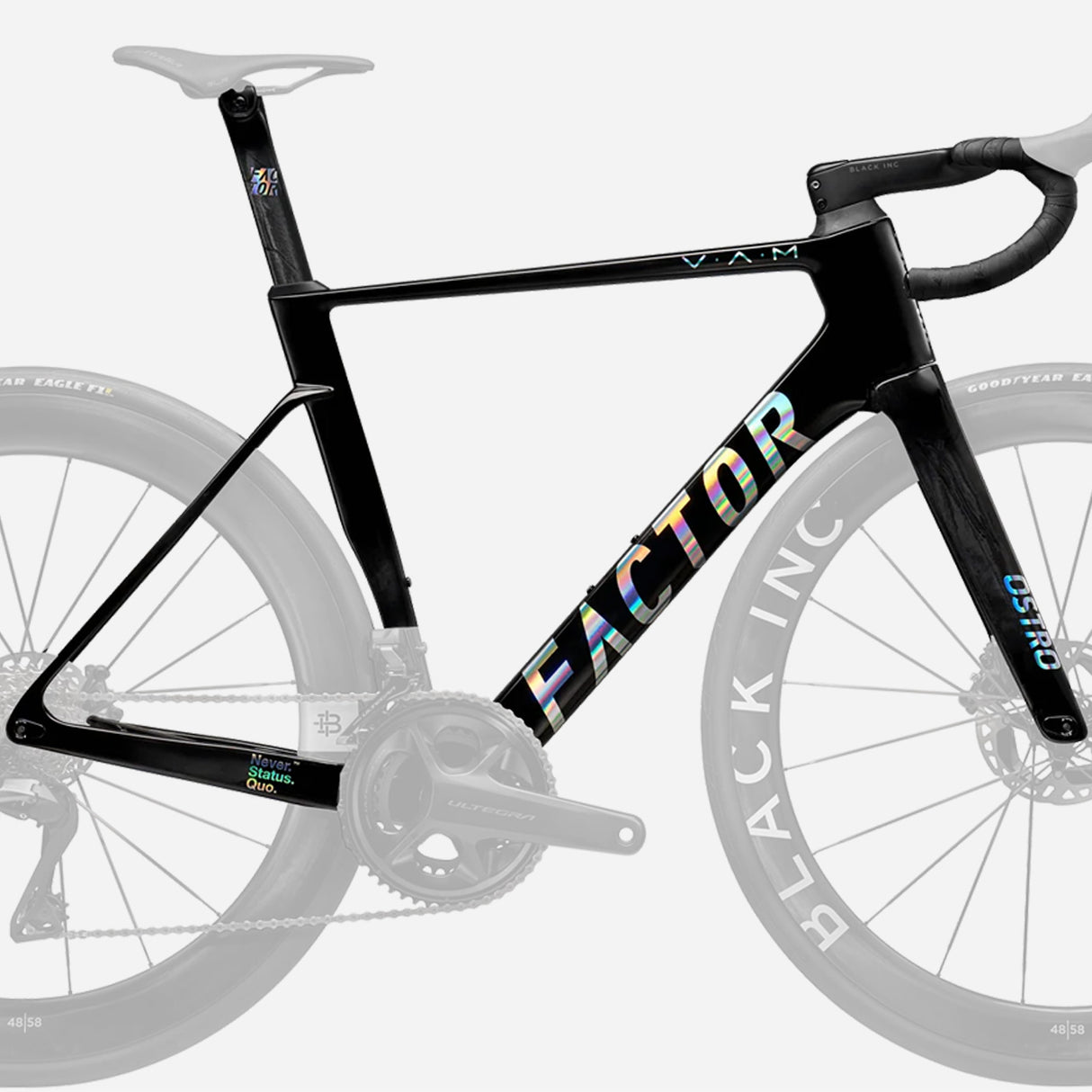 Telaio Factor Ostro Vam 2.0 disc - Nero chrome - O