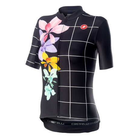 Maglia donna Castelli Fiorita - Nero - C