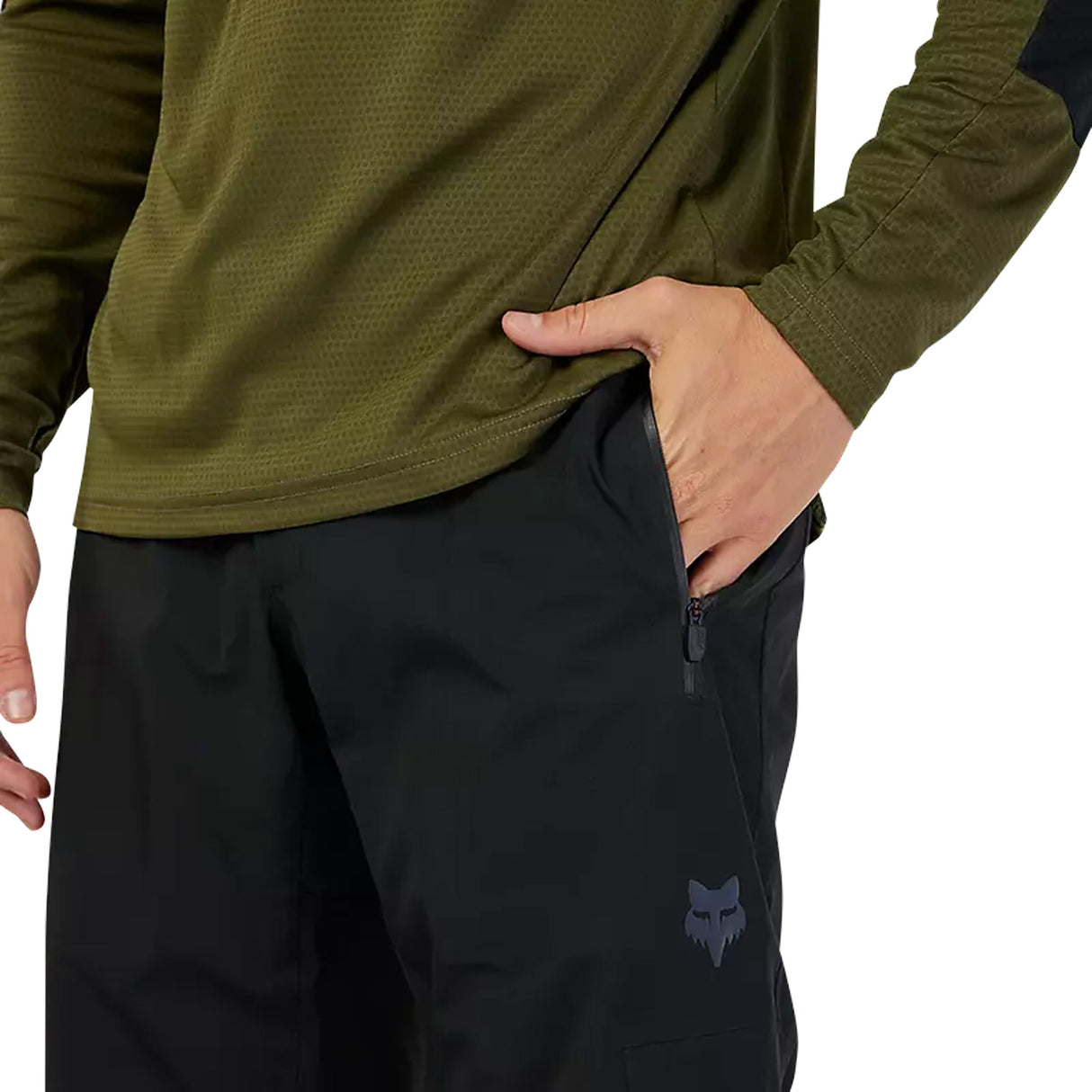 Pantaloni Fox Defend 3-Layer Water - Nero - G