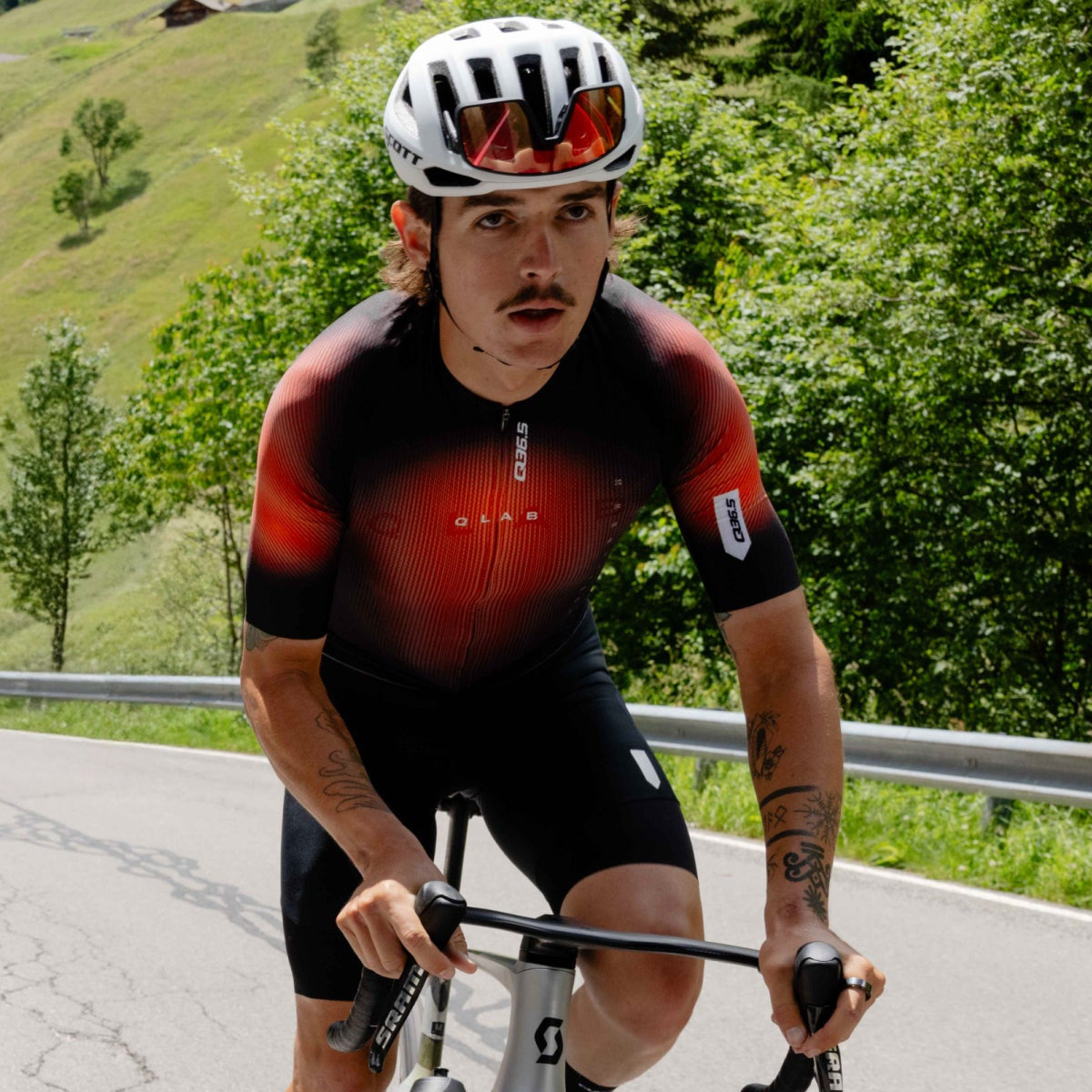 Maglia Q36.5 Gregarius Clima QLAB - Rosso - F