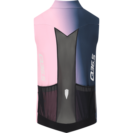 Gilet donna Q36.5 Gregarius Hybrid Big Fade - Blu rosa