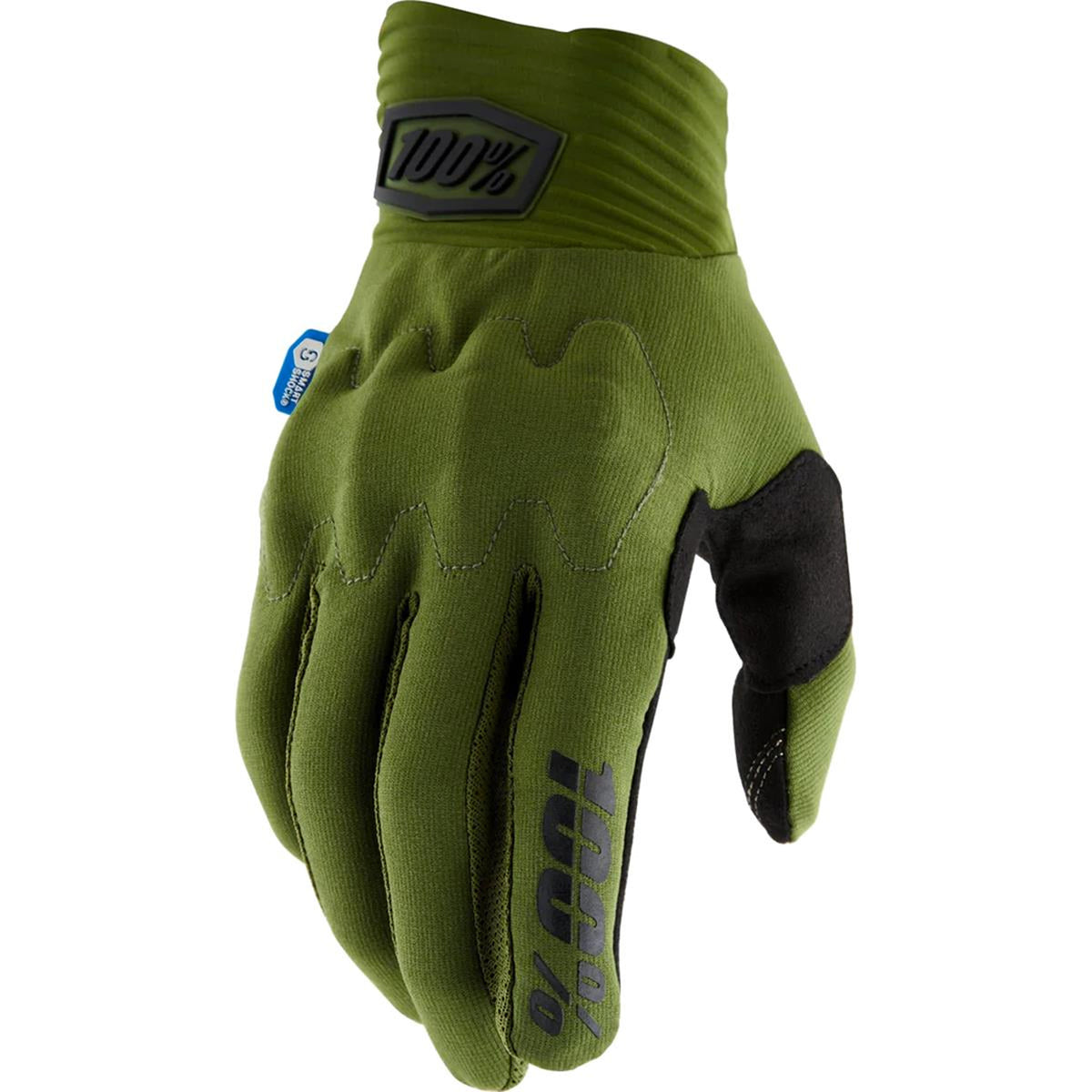 Guanti 100% Cognito Smart shock - Verde - M